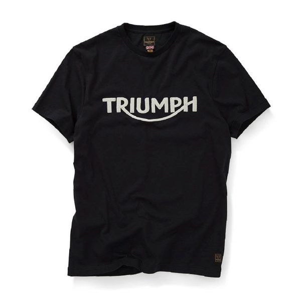 Camiseta Triumph Bamburgh Jet Preto
