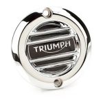 Emblema Da Tampa De Embreagem Cromado Triumph