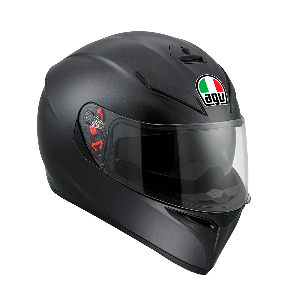 Capacete K3 SV Monocolor Preto Fosco AGV - Power Capacete K3 SV Monocolor Preto Fosco AGV - Power