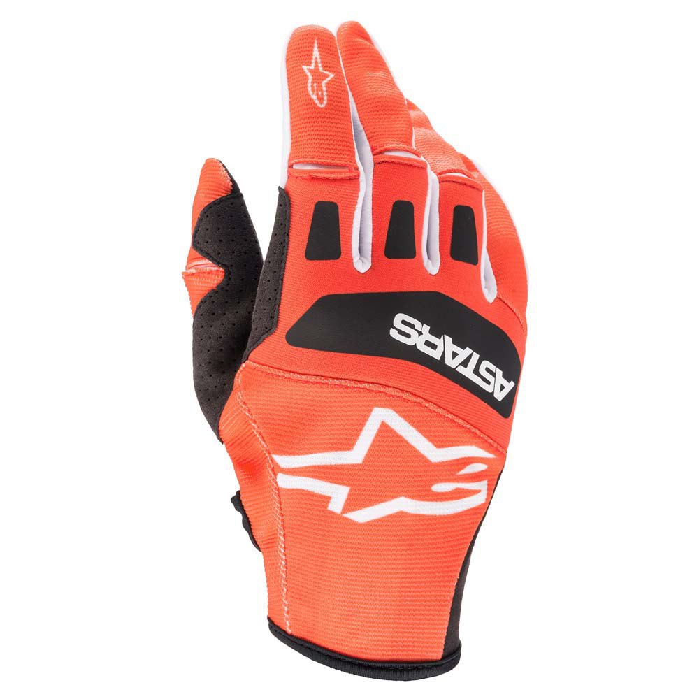 Luva Techstar 2022 Laranja/Preto Alpinestars