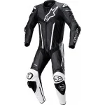 Macacão Fusion 1PC Preto/Branco Alpinestars