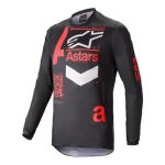 Camisa Alpinestars Fluid Chaser 21 Preto/Vermelho