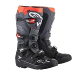 Bota Alpinestars Tech 7 Vermelho/Ciano/Cinza/Preto