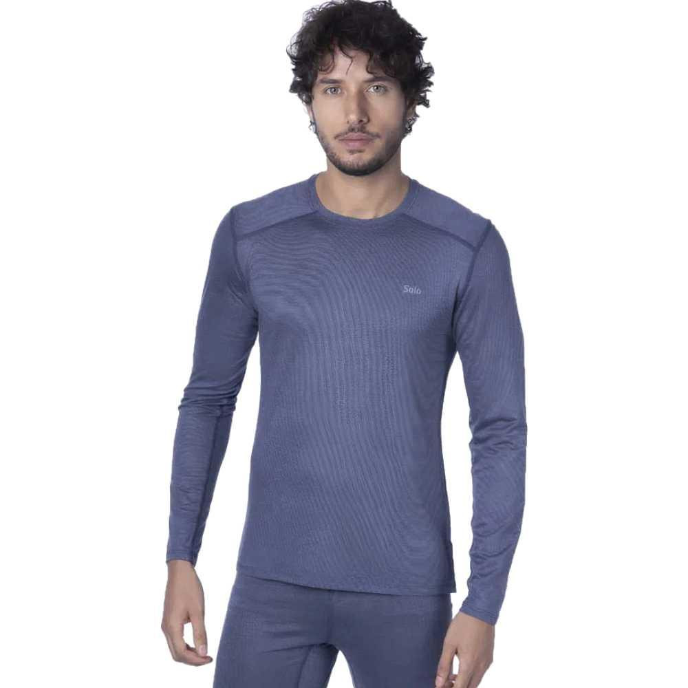 Blusa Transit Crew Azul Solo