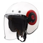 Capacete Retro Jet Pearl GL 130 Branco SMK