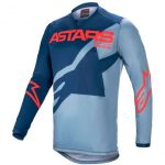 Camisa Alpinestars Racer Braap 21 Azul/Vermelho