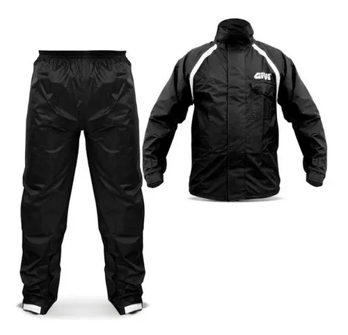Conjunto Capa de Chuva Givi Nacional Preta