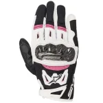 Luva Stella Max 2 Air Carbon V2 Preto/Branco/Rosa Alpinestars