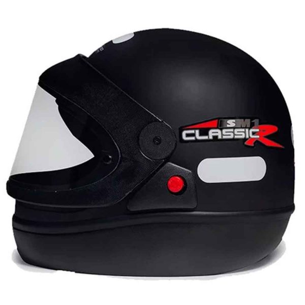 Capacete San Marino Classic Preto Fosco Taurus