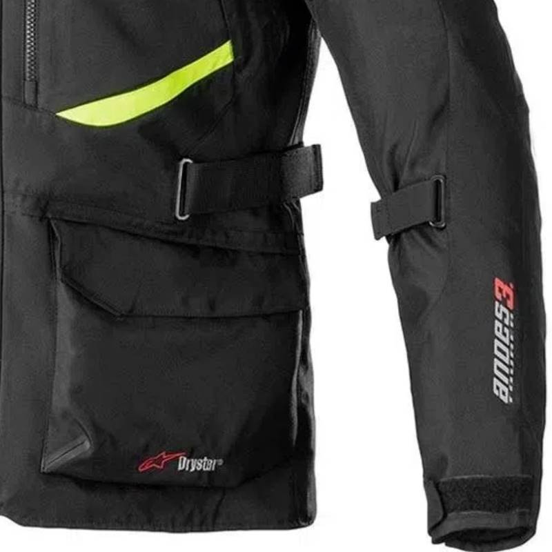 Jaqueta Andes V3 Drystar Preto/amarelo Alpinestars - Imagem 3
