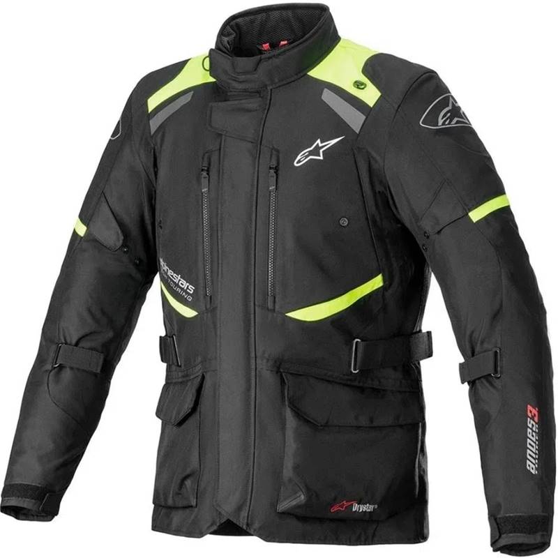 Jaqueta Andes V3 Drystar Preto/amarelo Alpinestars