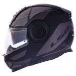 Capacete LS2 Scope FF902 Mask Titanium Preto