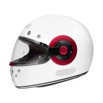Capacete SMK Retro Pearl White GL130
