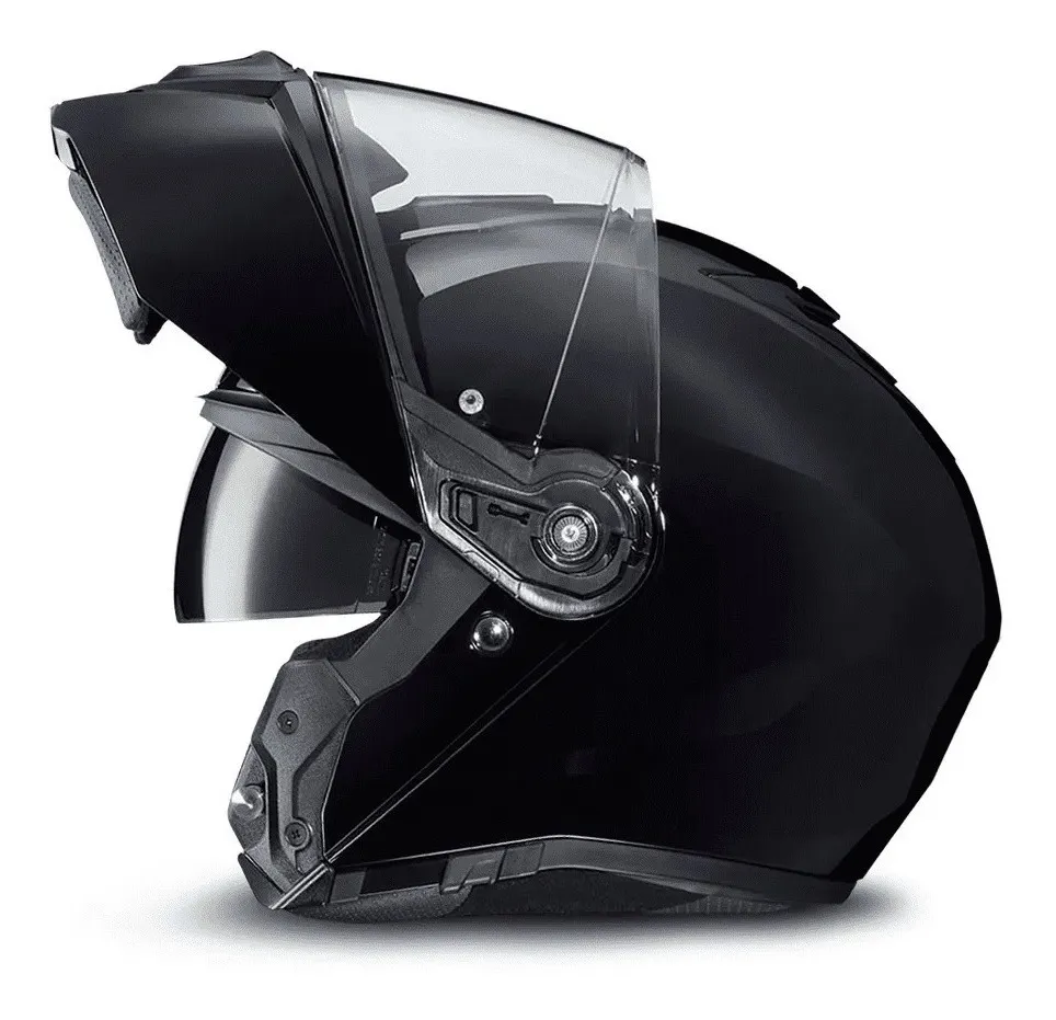 Capacete HJC I90 Solid Preto - Imagem 3