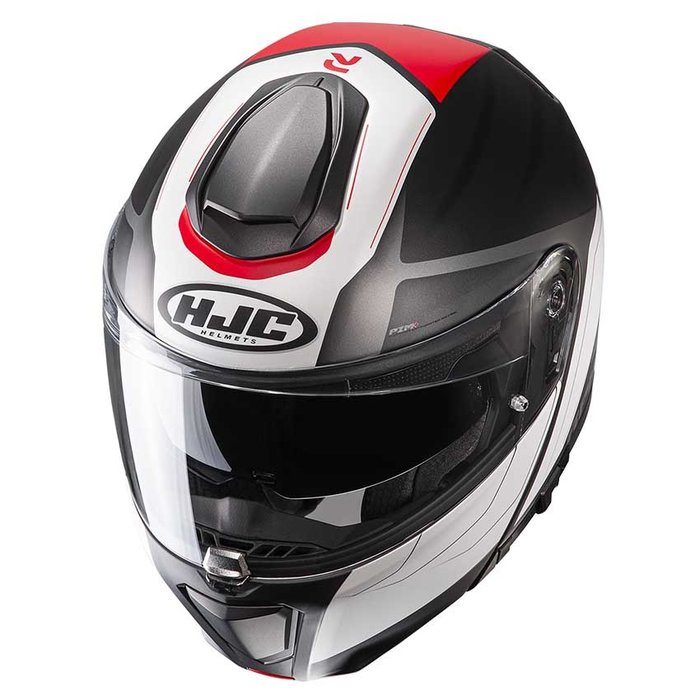 Capacete Rpha 90s Cadan Preto/Cinza/Branco/Vermelho HJC - Imagem 3