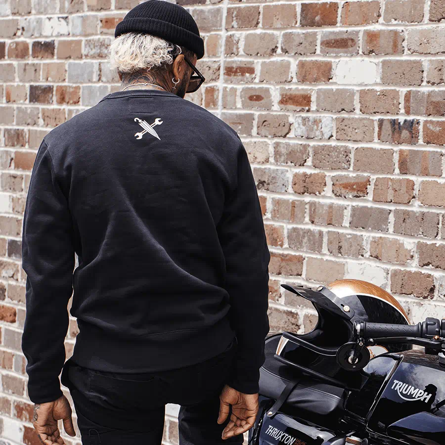 Moletom Barnaby Fleece DGR Preto Triumph - Imagem 6