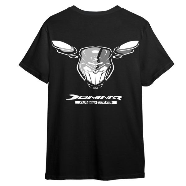 Camiseta Dominar Preta Bajaj - Imagem 2