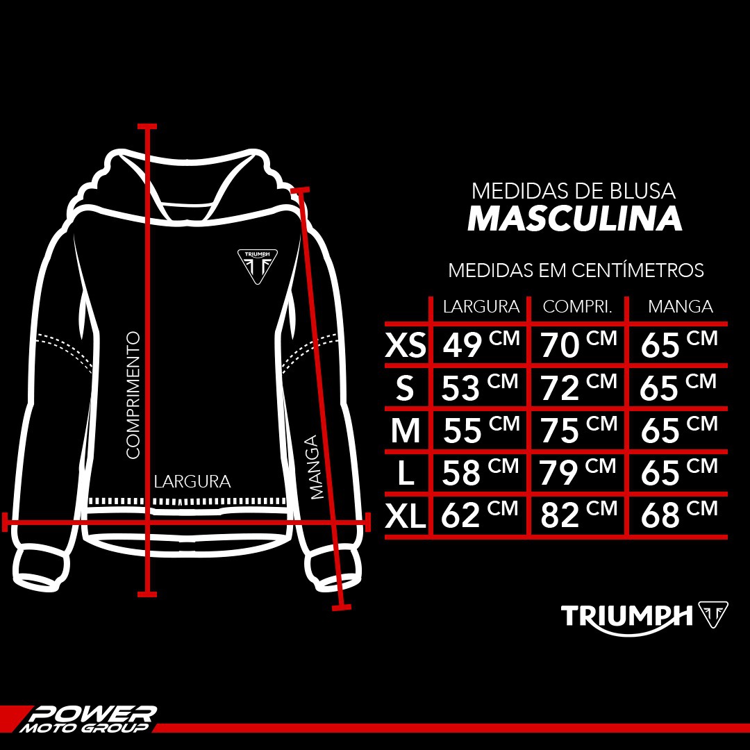 Moletom Barnaby Fleece DGR Preto Triumph - Imagem 7