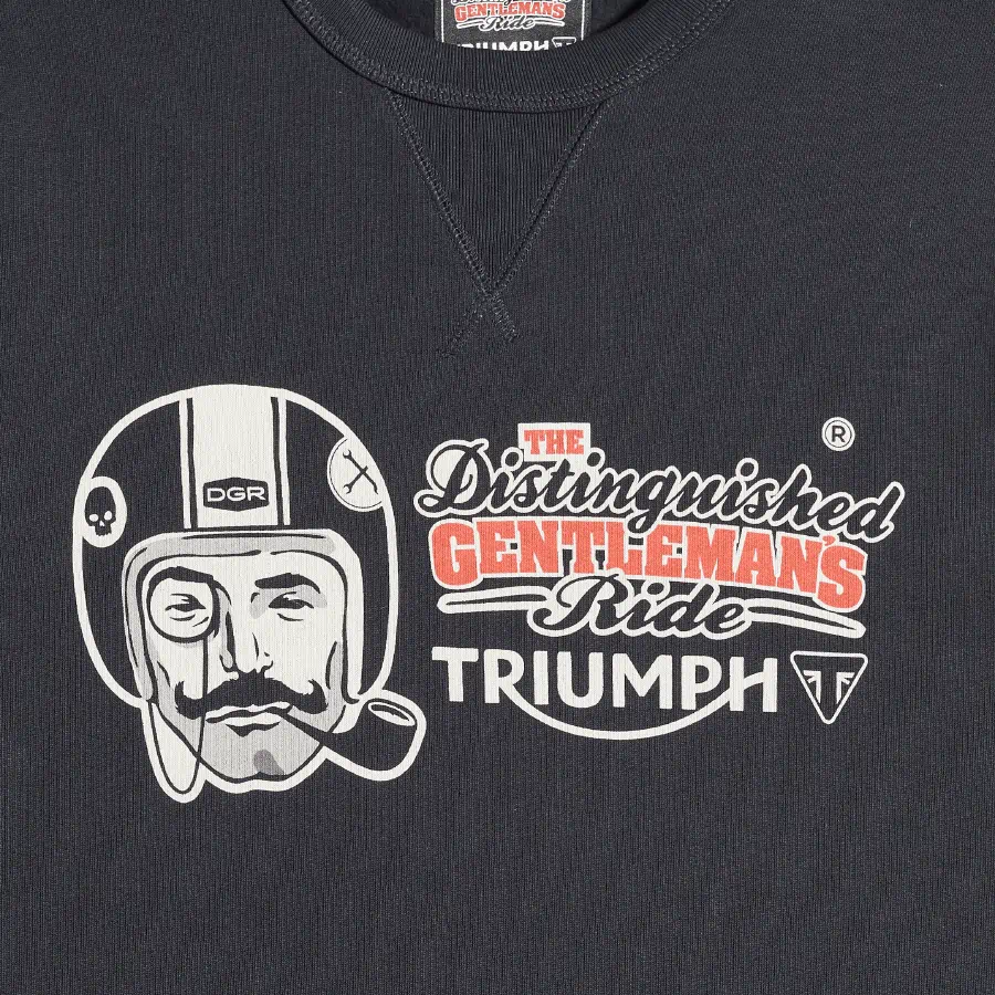 Moletom Barnaby Fleece DGR Preto Triumph - Imagem 4