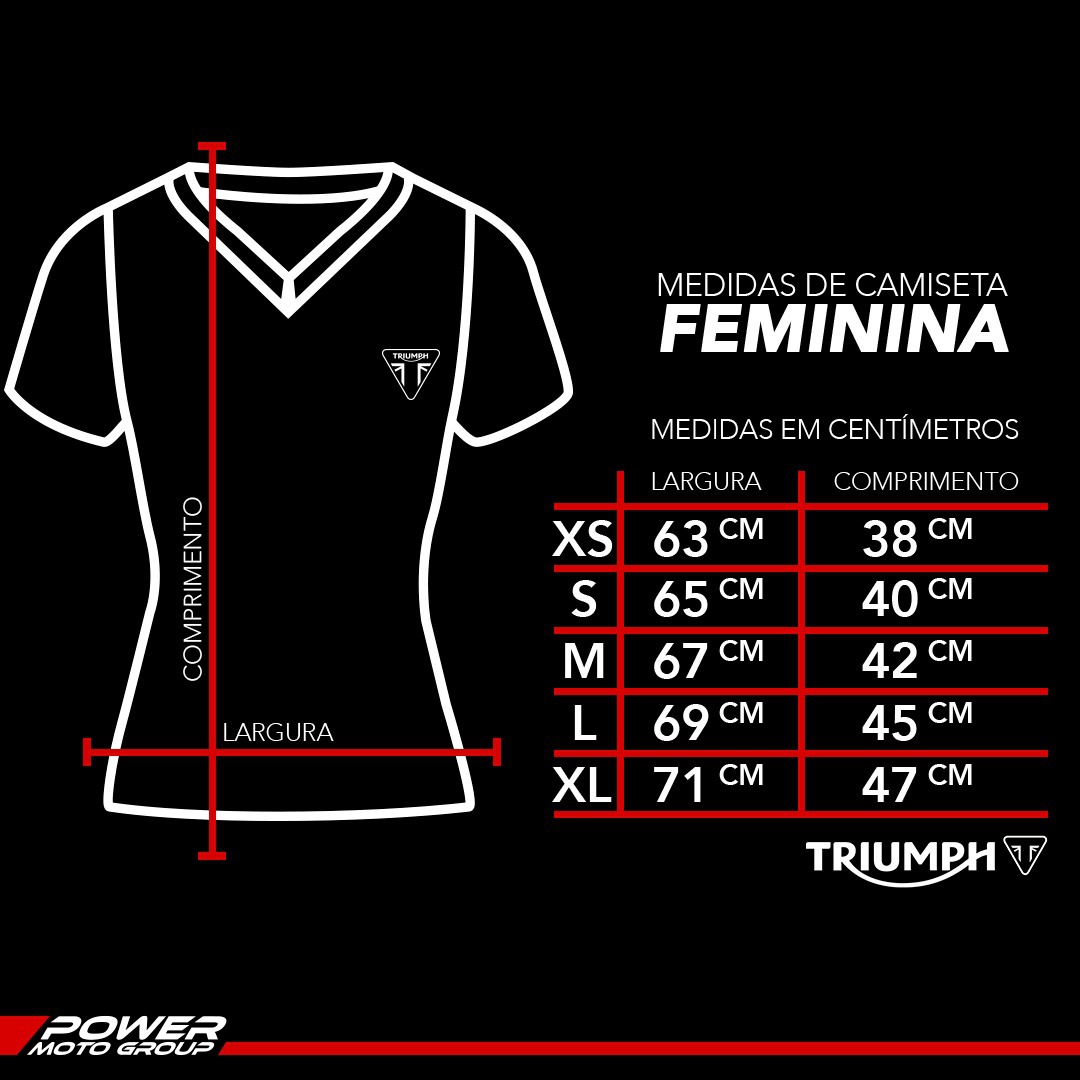 Camiseta Triumph Motorcycles Marie Preto/Branco - Imagem 5