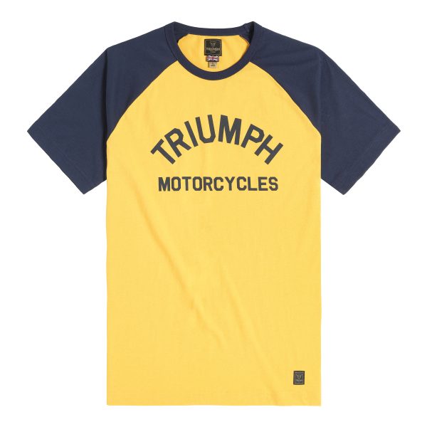 Camiseta Triumph Saltern Amarelo/Azul