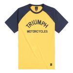 Camiseta Triumph Saltern Amarelo/Azul