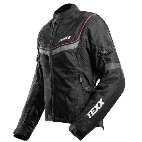 Jaqueta Texx New Strike V2 LD Feminino Preto e Vermelho