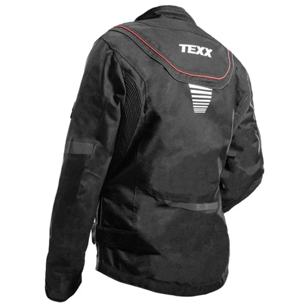 Jaqueta Texx New Strike V2 LD Feminino Preto e Vermelho - Imagem 3