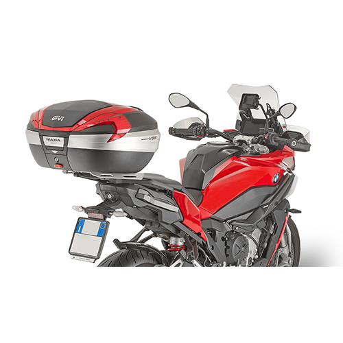 Baú Givi Maxia 4 56 L Preto/Vemelho - Imagem 2