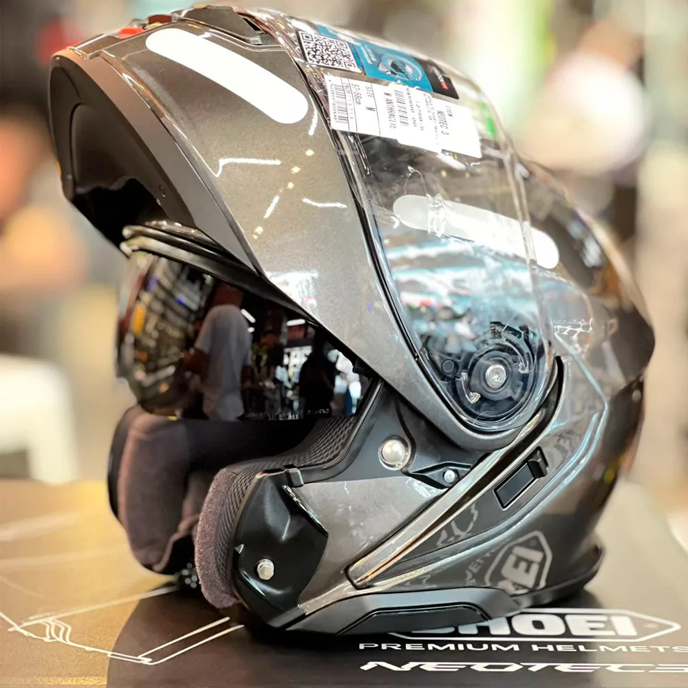 Capacete Shoei Neotec 3 Anthracite Escamoteável - Imagem 2