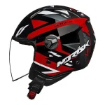 Capacete Norisk Orion Denver Preto e Vermelho
