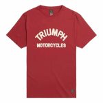 Camiseta Triumph Burham Tee Vermelho