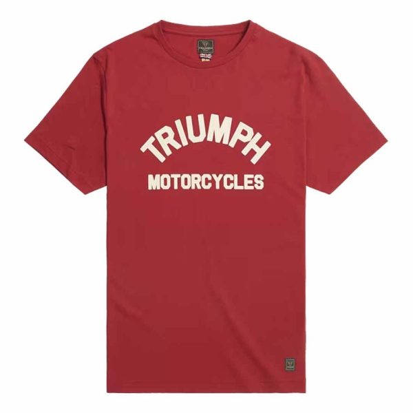 Camiseta Triumph Burham Tee Vermelho