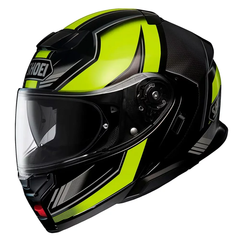 Capacete Shoei Neotec 3 Grasp TC-3 Preto e Amarelo - Imagem 3