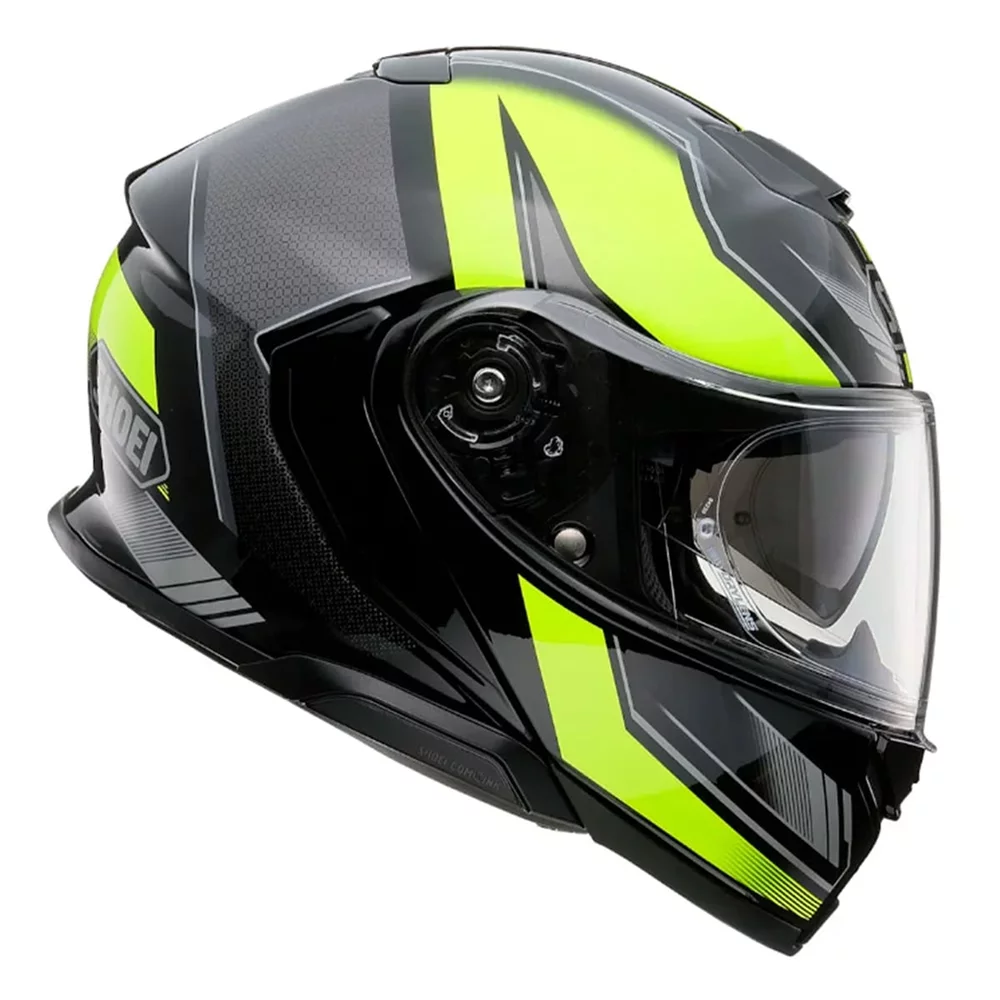 Capacete Shoei Neotec 3 Grasp TC-3 Preto e Amarelo - Imagem 5