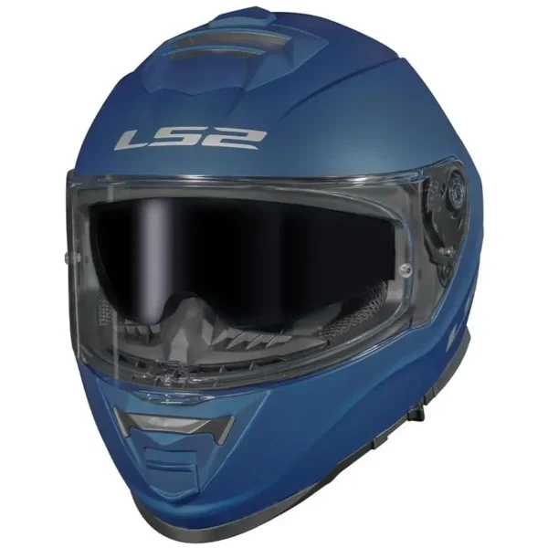 Capacete LS2 Storm FF800 Monocolor Azul Fosco - Imagem 3