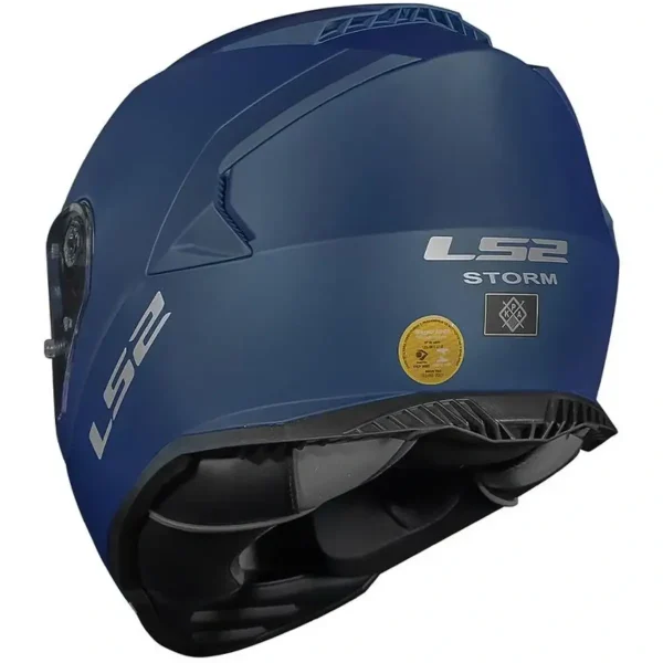 Capacete LS2 Storm FF800 Monocolor Azul Fosco - Imagem 6