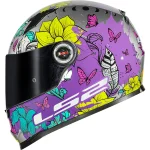 Capacete LS2 FF358 Classic Dreamcatcher Prata e Amarelo