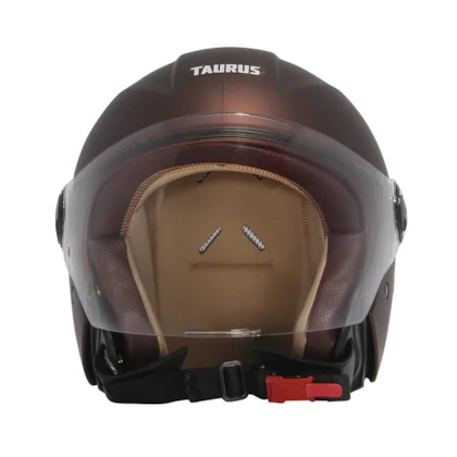 Capacete Taurus Joy23 Marrom Fosco - Imagem 4