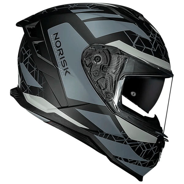 Norisk Capacete Strada II Evoque Matte BLK/GREY - Imagem 3