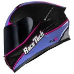 Race Tech Capacete Hit Plus BLK/PURPLE
