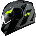 LS2 Capacete Scope FF902 Max Blk/Hv Ylw