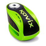 Trava Disco Com Alarme KNX6-FG Verde - Kovix