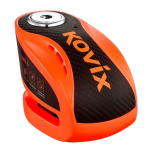 Trava Disco Com Alarme KNX6-FO Laranja - Kovix